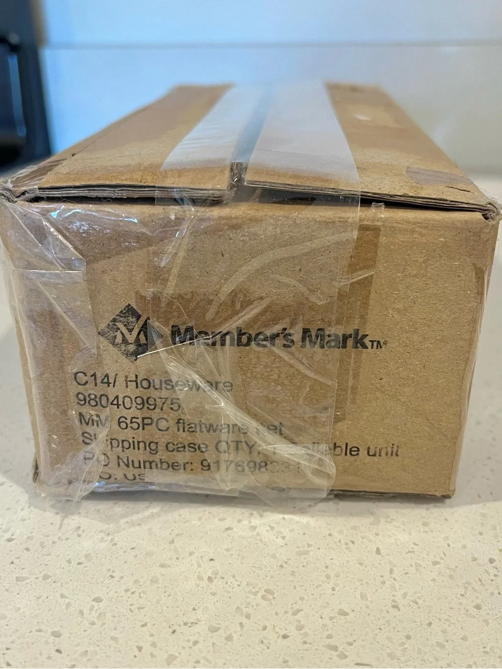 NIB Member's Mark Premium 65 Piece Stainless Steel Flatware Set